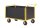 RAVENDO TW1250L HWS Plattformwagen Transportwagen 0,65x1,25m Luftrad Wand hoch