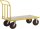 RAVENDO TW 1250L Plattformwagen Transportwagen Lagerwagen 0,65x1,25m PU Rad