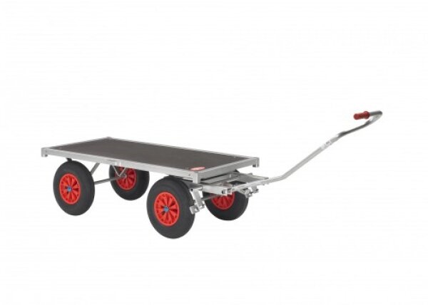 RAVENDO TW MINI Transportwagen Magazinwagen Plattformwagen 0,7x1,5m 750kg Bremse