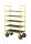 RAVENDO TW 1000L 5S Plattformwagen Etagenwagen 0,6x1,0m PU Rad 5 Regale