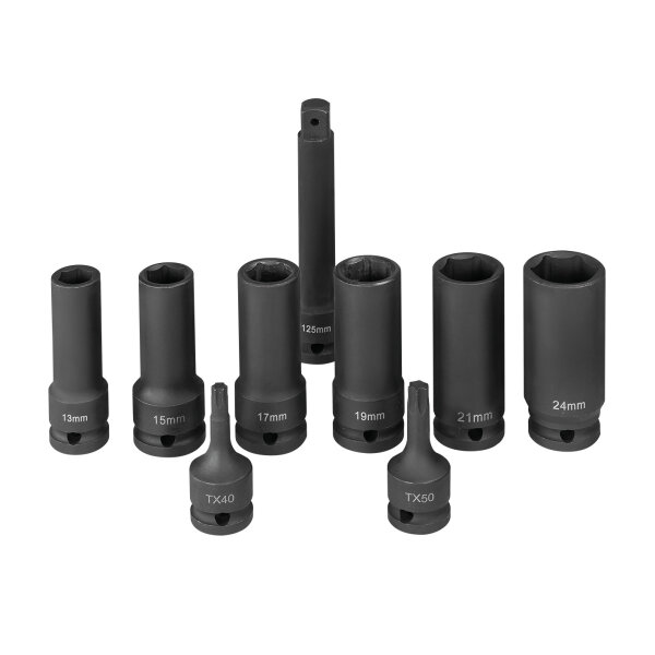 MAFELL Kraft-Steckschlüsselset SR-ES 1/2" 9-teilig Stecknuss Steckschlüssel
