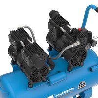 GÜDE Leise Druckluft Kompressor 275/8/50 50l Ölfrei 8bar 1500W Leist.275l 4Zyl.