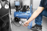 GÜDE Leise Druckluft Kompressor 275/8/50 50l Ölfrei 8bar 1500W Leist.275l 4Zyl.