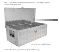 GÜDE Alu Transportbox GT 55 Alukoffer Alukiste Werkzeugkiste Werkzeugkoffer