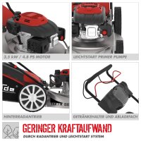 GÜDE Premium Benzin Rasenmäher Motormäher Benzinmäher Big Wheeler 553.1 R Alu