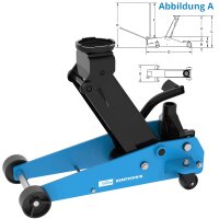 GÜDE 3 T Wagenheber hydraulischer Rangierwagenheber mit Quick Lift GRH 3/500Q