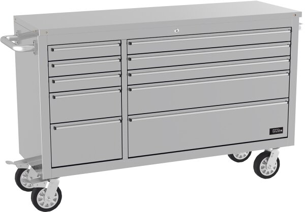 GÜDE Werkstatteinrichtung Werkstattwagen Werkbank Werkzeugschrank GW 10 INOX