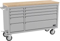 GÜDE Werkstatteinrichtung Werkstattwagen Werkbank Werkzeugschrank GW 10 INOX