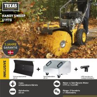 TEXAS Handy Sweep 619TG 3in1 179ccm Kehrmaschine Benzin...