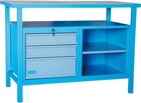 GÜDE Werkstatteinrichtung Werkzeugschrank Werkbank Werktisch P 1200 SL