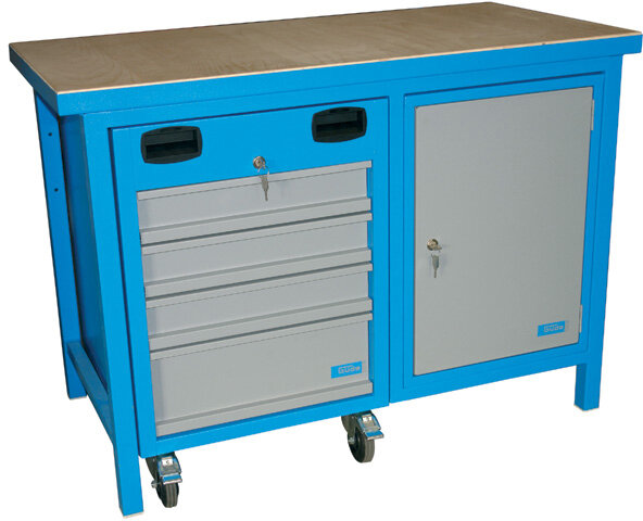 GÜDE Werkstatteinrichtung Werkzeugschrank Werkbank Werktisch P 1200 SLT Multi
