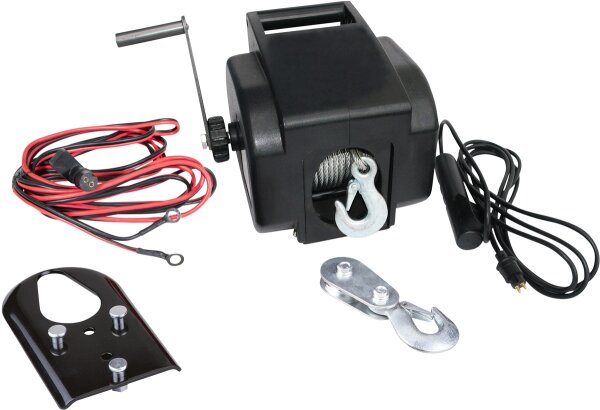GÜDE 12 Volt Kettenzug Flaschenzug Seilzug Hebezug Seilwinde 1800kg