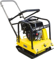 GÜDE GRP 90 Rüttelplatte Verdichter Rüttler Fahrwerk PU-Platte 94kg 16kN