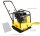 GÜDE GRP 90 Rüttelplatte Verdichter Rüttler Fahrwerk PU-Platte 94kg 16kN