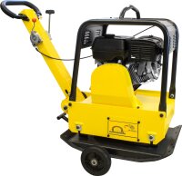 GÜDE GRP 160 Rüttelplatte Verdichter Rüttler Fahrwerk PU-Platte 180kg 30kN
