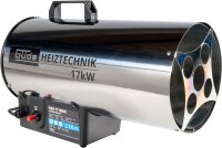 GÜDE Gasheizgebläse GGH 17 INOX Heizkanone Trockner Brenner Hallenheizer 17 kW
