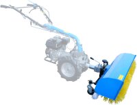 GÜDE Kehraufsatz Kehrmaschine Laubfeger Räumer 90cm Räumbreite GKM 900 2in1