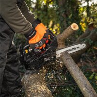 TEXAS Kettensäge Benzin Top Handle Motorsäge XCS2600 25cm 2Takt 26cm³ 1,2PS