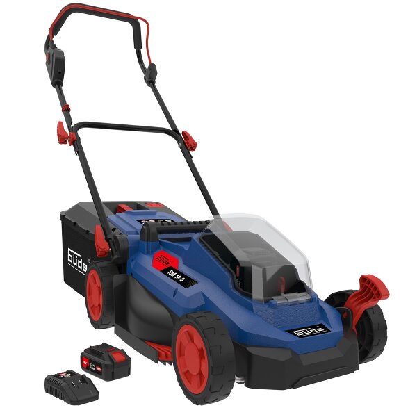 GÜDE Akku Rasenmäher elektro Rasenmäher RM 18-401-23 18V inkl. 4Ah Akku u. Ladeg.