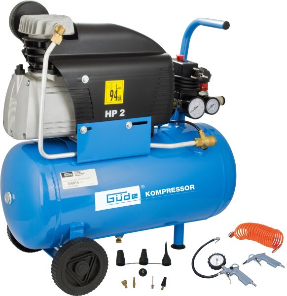 GÜDE Kompressor Druckluftkompressor Luftkompressor 231/10/24 Druckluftset 12tlg.