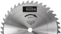 GÜDE Brennholzsägeblatt HM 400x30 mm - 40...