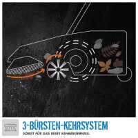 GÜDE Kehrmaschine Handkehrmaschine Handbesen Kehrer GKM 650 65cm Kehrbreite