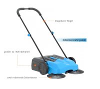 GÜDE Kehrmaschine Handkehrmaschine Handbesen Kehrer GKM 650 65cm Kehrbreite