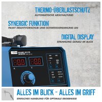 GÜDE Uni-Mig 165 SYN Universal Schweißgerät Fülldrahtschweißer Schweißer 160A