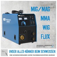 GÜDE Uni-Mig 165 SYN Universal Schweißgerät Fülldrahtschweißer Schweißer 160A