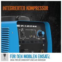 GÜDE Plasmaschneider Plasma Cutter Plasmaschneidgerät GPS-K AIR CUT 40 AK