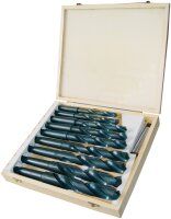 GÜDE HSS Bohrer Set Bohrersatz MK2 MK3 10-tlg, mit...
