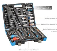 GÜDE Werkzeugkoffer GWZK 157 Werkzeugset 157 teilig...
