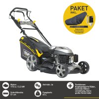 TEXAS Profi Benzin Rasenmäher Motormäher 51cm Radantrieb 173cm³ RL 515TR/W 4in1