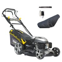 TEXAS Profi Benzin Rasenmäher Motormäher 51cm Radantrieb 173cm³ RL 515TR/W 4in1