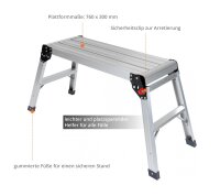 GÜDE GAAP 760 Aluminium Arbeitsplattform Leiter...