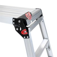GÜDE GAAP 760 Aluminium Arbeitsplattform Leiter Tritt Trittleiter Hocker