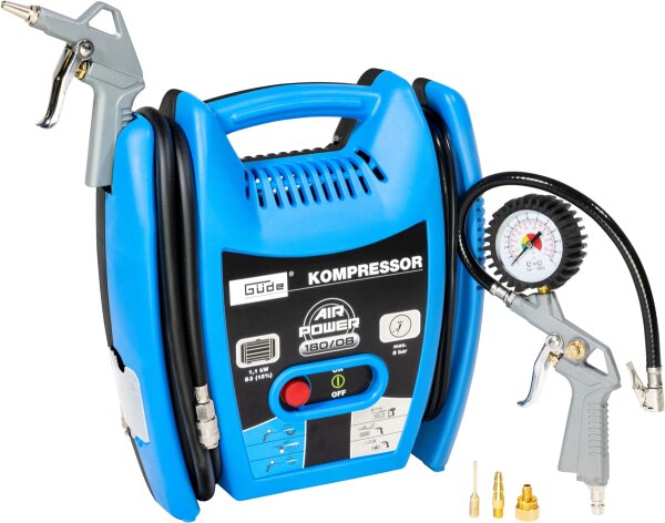 GÜDE Kompressor Druckluftkompressor kompakt Luftkompressor Airpower 180/08