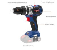 GÜDE Akku Schlagbohrschrauber Bohrmaschine...