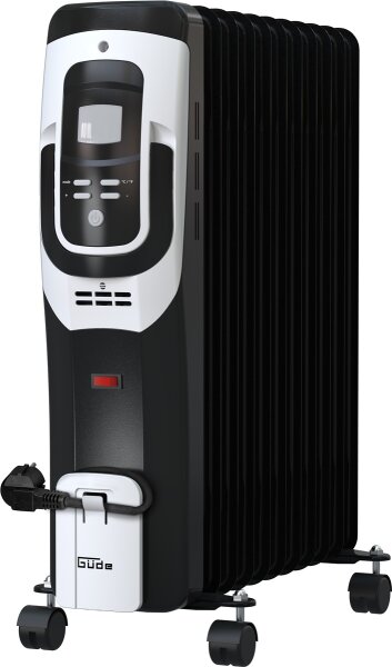 GÜDE Ölradiator 2500 Watt OR 2500-11 DT mobile Heizung Heizer LCD Display Timer