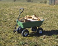 GÜDE Gartenwagen GGW 300 Abfallwagen Laubsammler Bollerwagen 125 Liter bis 300kg