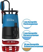 GÜDE Kombitauchpumpe GS 751 3in1...