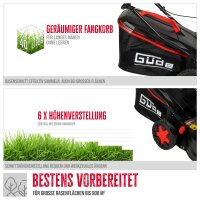 GÜDE Benzin Rasenmäher Mäher 42 cm Schnittbreite Radantrieb ECO WHEELER 413.3 R