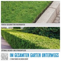 GÜDE Akku Grasschere mit Fahrwerk Rasenschere Heckenschere GPS 7.2V-1.5 LI-ION