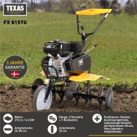 TEXAS Gartenfräse Motorhacke Bodenhacke...
