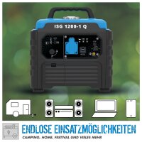 GÜDE Inverter Stromerzeuger Benzin Stromgenerator Notstromaggregat ISG 1200-1 Q