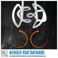 GÜDE Rührwerk Betonmischer Handrührwerk Zementrührer Quirl GRW 1811.1 Twin