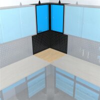 GÜDE Werkstatteinrichtung Set Wandschrank Eckschrank Werkzeugschrank 3-teilig