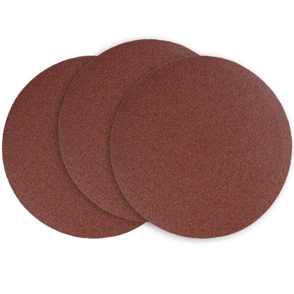 GÜDE Schleifpapier Set 3 Stk K240 150mm Schleifscheiben Tellerschleifer Klett