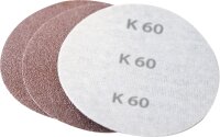 GÜDE Schleifpapier Set 13 Stk 150mm Schleifscheiben Tellerschleifer Klettadapter
