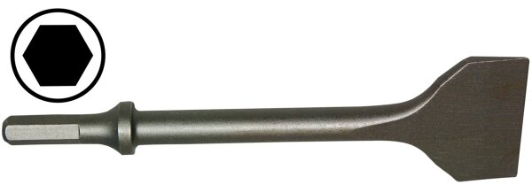 GÜDE Breitmeissel 180 x 50 mm Meißel 6-kant Aufnahme